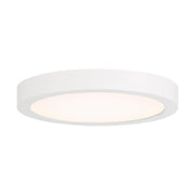 7" Ultra-Slim LED Flush Mount in White
