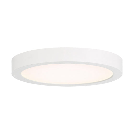 7" Ultra-Slim LED Flush Mount in White