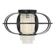 Idlewild Flush Mount in Matte Black