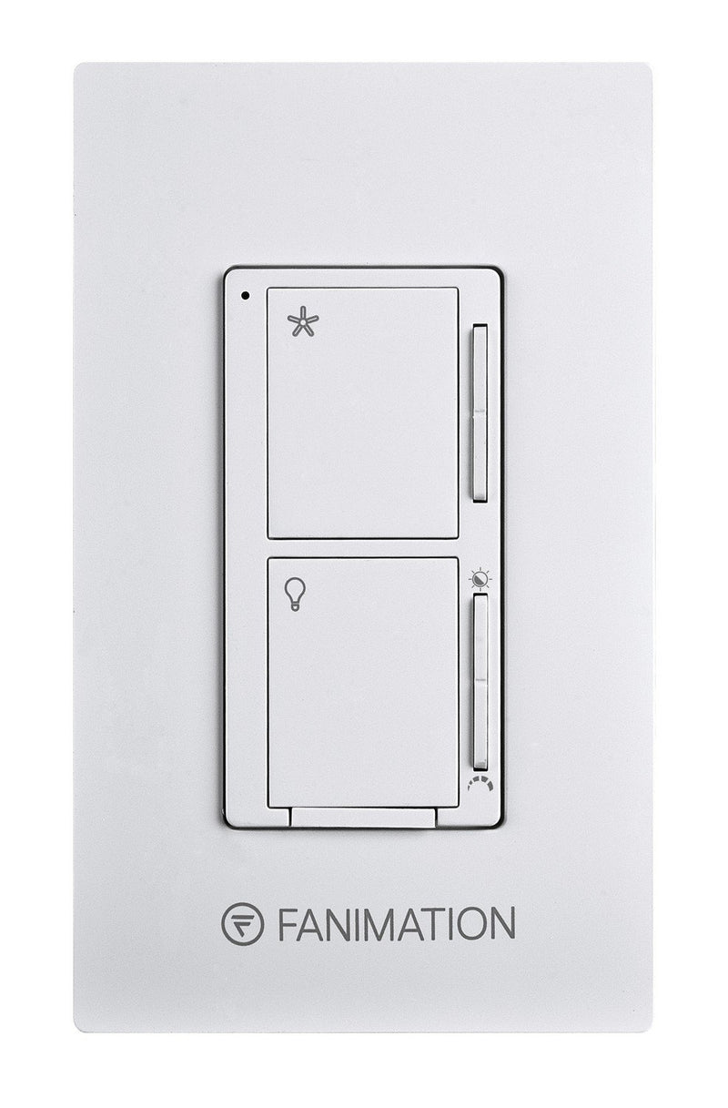Fanimation 3-Speed Wall Control with CCT Light (WC4WH) in White