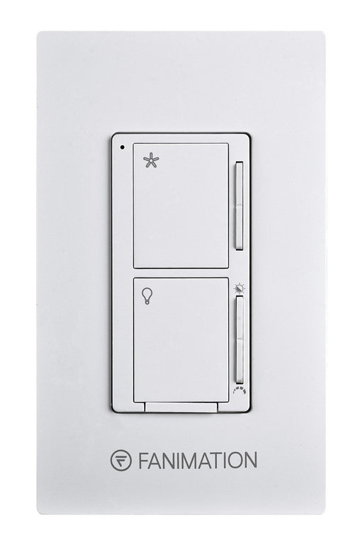 Fanimation 3-Speed Wall Control with CCT Light (WC4WH) in White