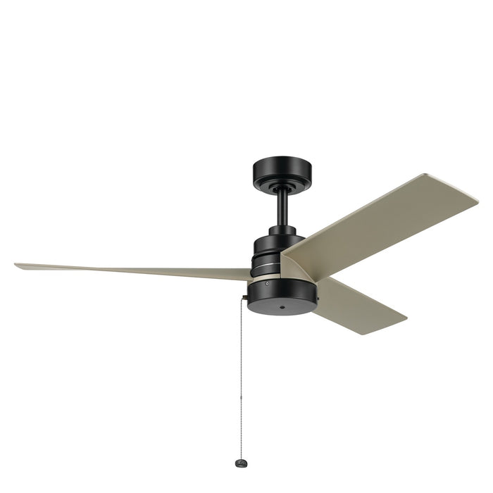 300375SBK - Spyn Lite 52" Ceiling Fan in Satin Black by Kichler Lighting