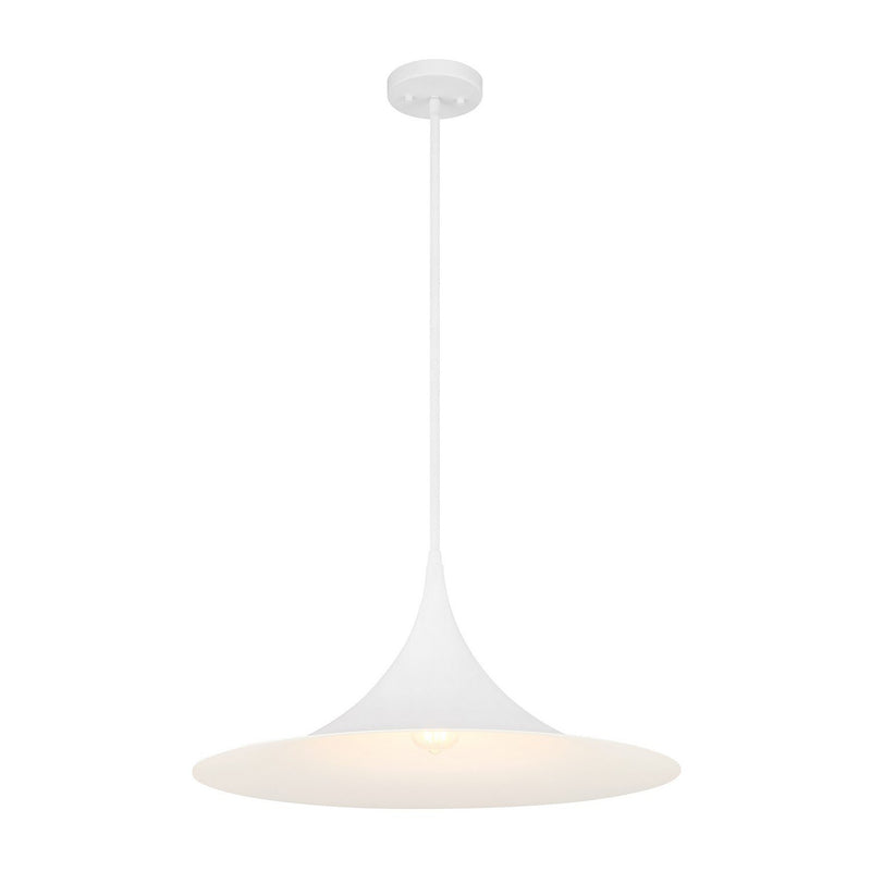 Bowdin Pendant in Bisque White