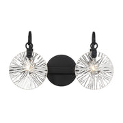 Addison 2-Light Bath Vanity Light in Matte Black