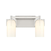 Caldwell 2-Light Bath Vanity Light in Satin Nickel