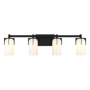 Caldwell 4-Light Bath Vanity Light in Matte Black