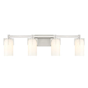 Caldwell 4-Light Bath Vanity Light in Satin Nickel