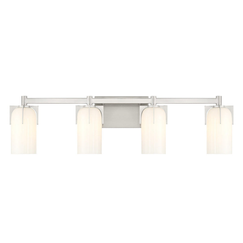 Caldwell 4-Light Bath Vanity Light in Satin Nickel