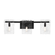 Genry 3-Light Bath Vanity Light in Matte Black