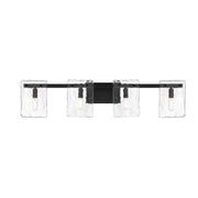 Genry 4-Light Bath Vanity Light in Matte Black