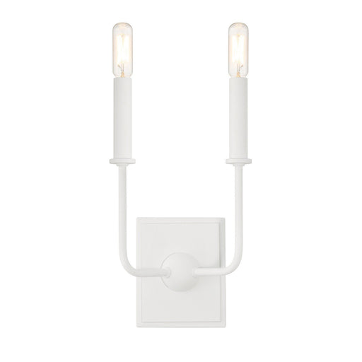 Avondale 2-Light Wall Sconce in Bisque White