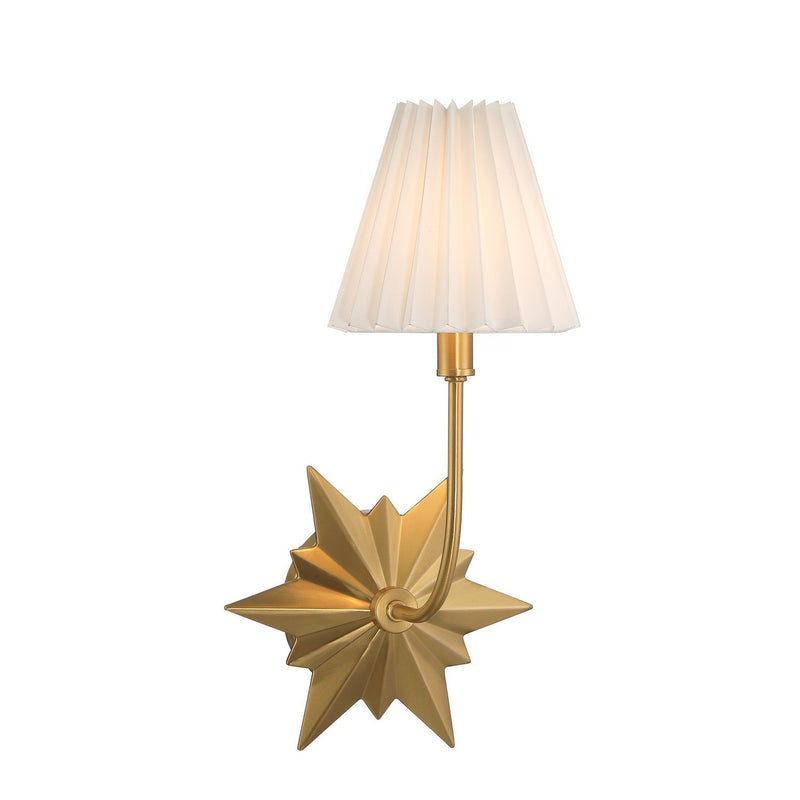 Crestwood Wall Sconce in Warm Brass
