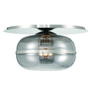 Nottingham 3-Light 19.8" Flush Mount in Polished Nickel