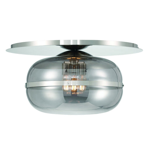 Nottingham 3-Light 19.8" Flush Mount in Polished Nickel