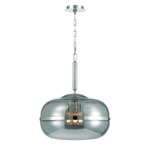 Nottingham 3-Light 19.8" Pendant in Polished Nickel