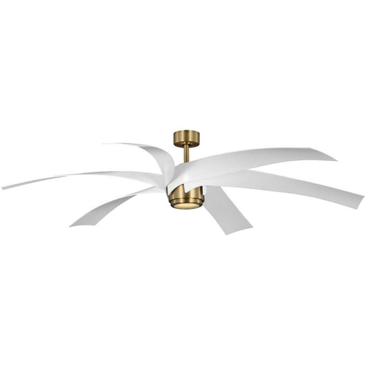 Insigna 72" Ceiling Fan with Light in Vintage Brass