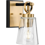 Cassell Bath Sconce in Vintage Brass