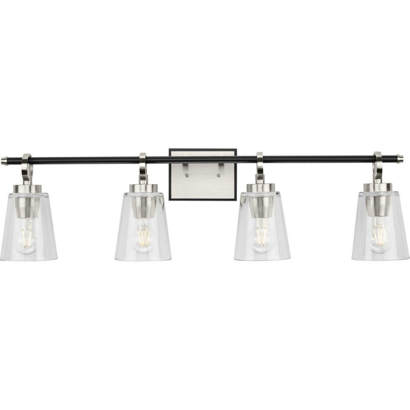 Cassell 4-Light Bath Vanity Light in Brushed Nickel