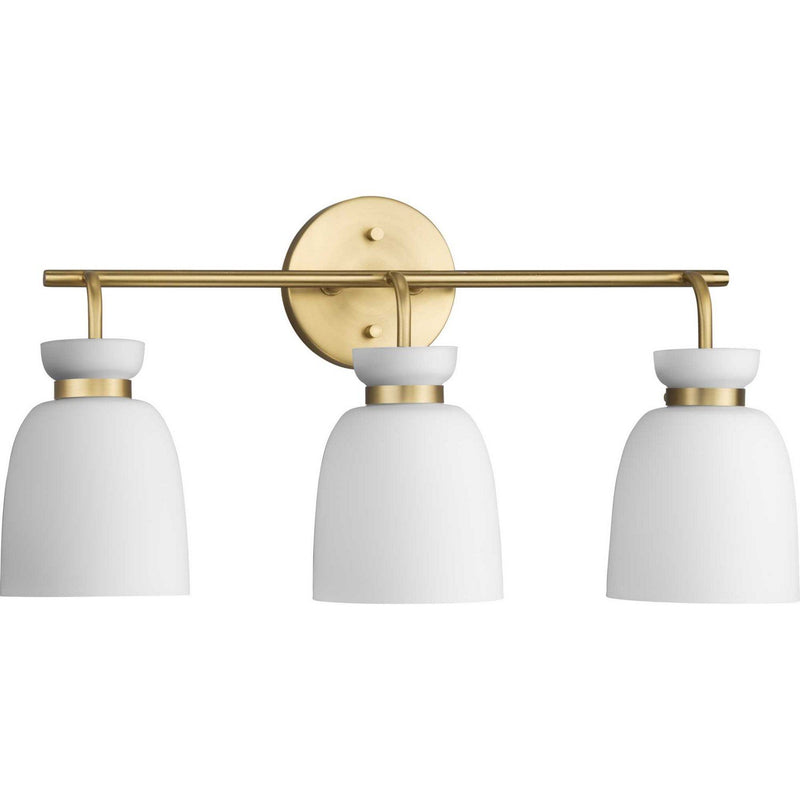 Lexie 3-Light Bath Vanity Light in Brushed Gold