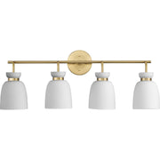 Lexie 4-Light Bath Vanity Light in Brushed Gold