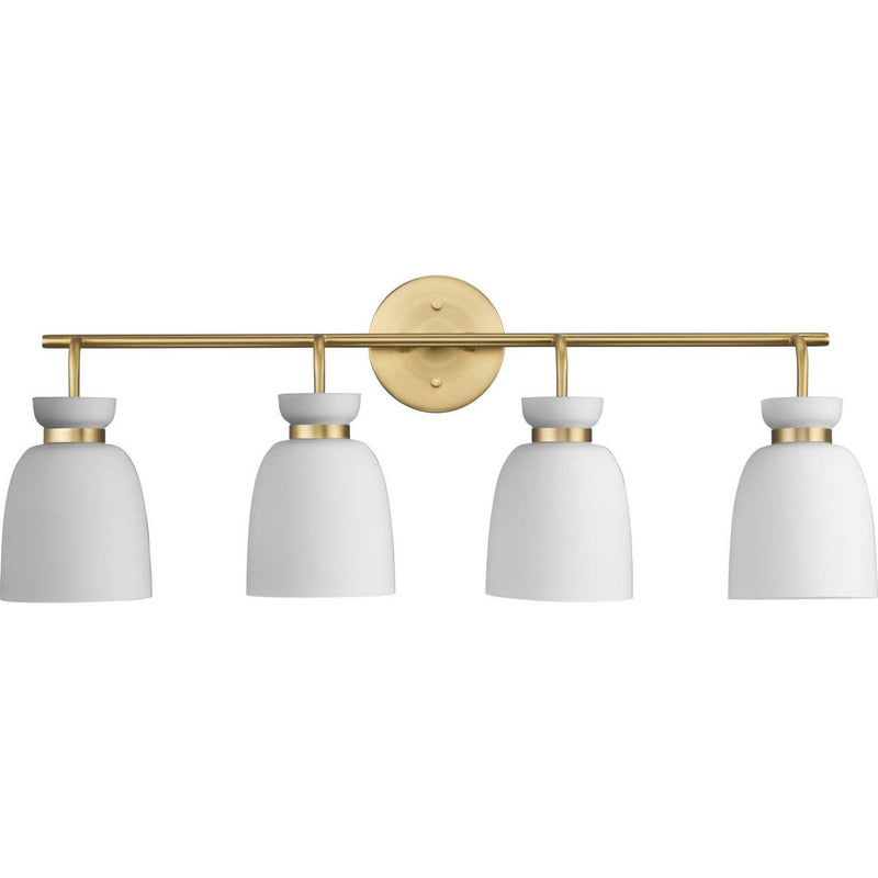 Lexie 4-Light Bath Vanity Light in Brushed Gold
