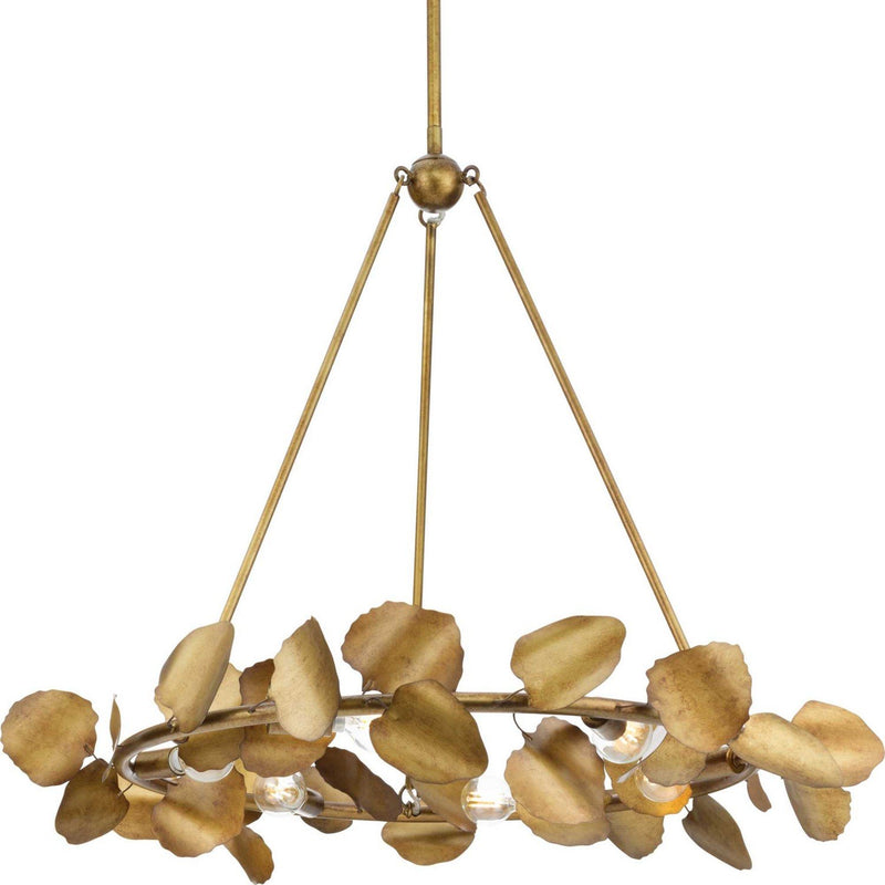 Laurel 6-Light Chandelier in Gold Ombre