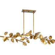 Laurel 7-Light Linear Chandelier in Gold Ombre