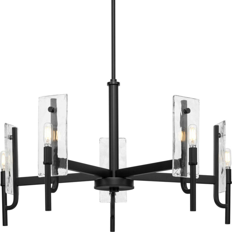 Rivera 5-Light Chandelier in Matte Black