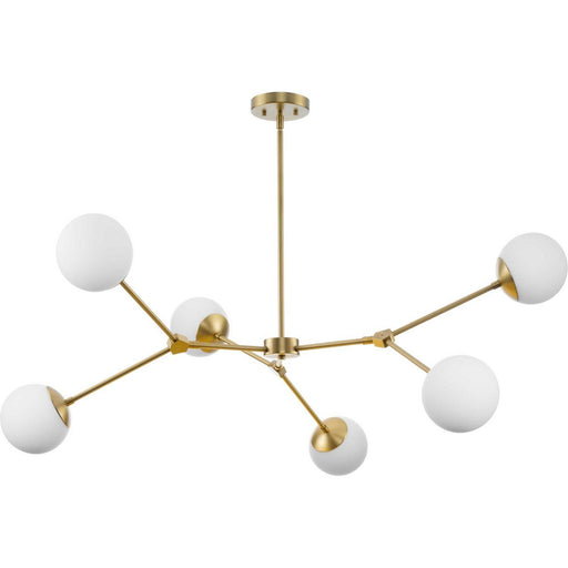 Haas 6-Light 50" Chandelier in Brushed Bronze