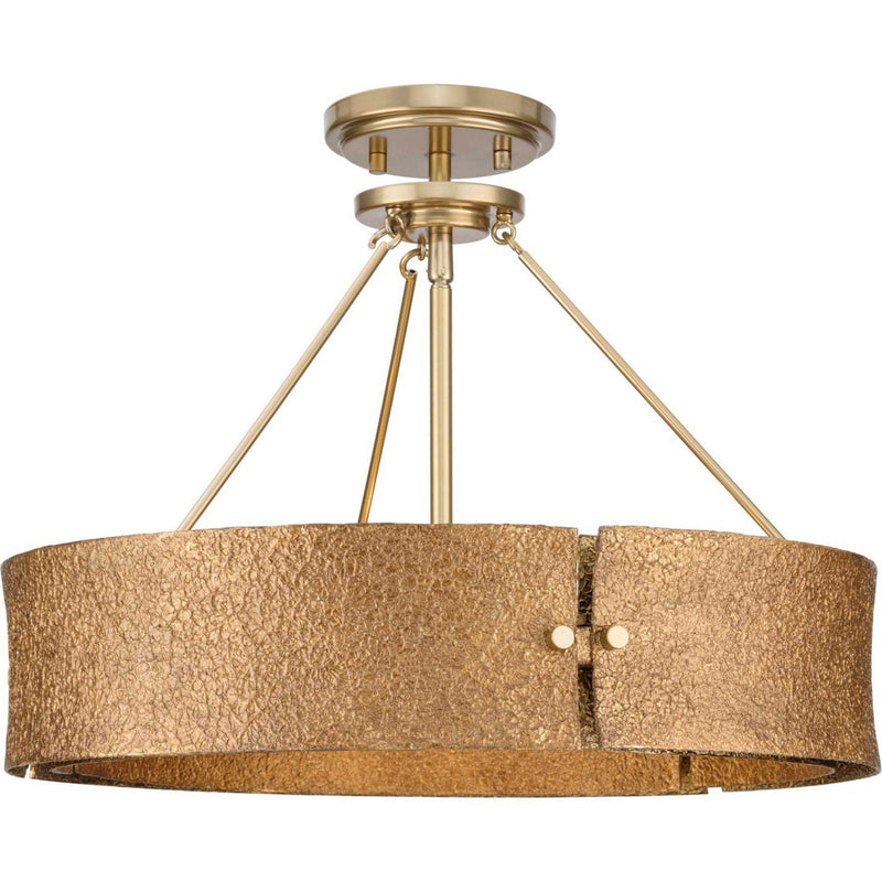 Lusail 4-Light Convertible Pendant in Soft Gold