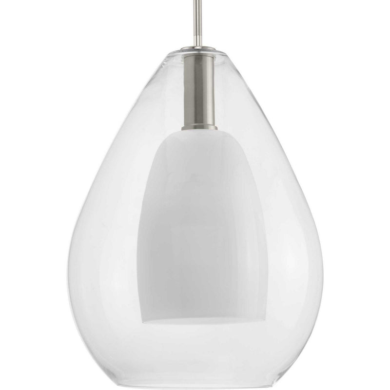 Carillon Large Pendant in Brushed Nickel