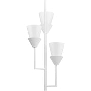 Pinellas 3-Light Pendant in White Plaster