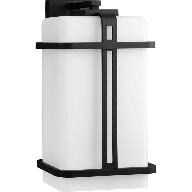 Ellery Large Outdoor Wall Lantern in Black