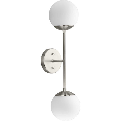 Haas 2-Light Wall Sconce in Brushed Nickel