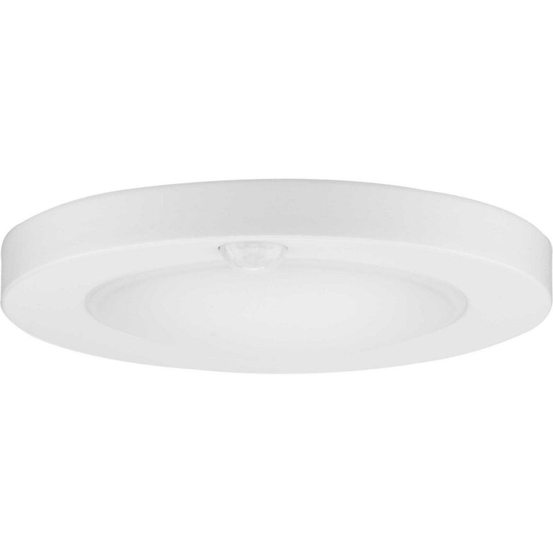 Standby LED Motion Sensor Flush Mount in Satin White