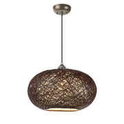 Bali 15.75" Outdoor Pendant in Chocolate