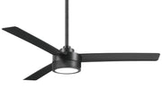 Roto 52" LED Ceiling Fan in Coal Black