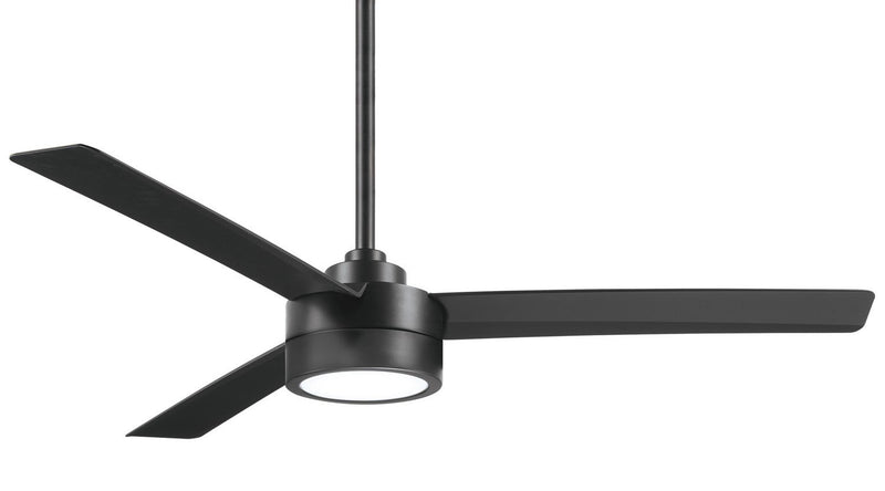 Roto 52" LED Ceiling Fan in Coal Black