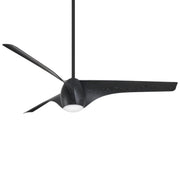 Airewave 65" LED Ceiling Fan in Matte Black Maple