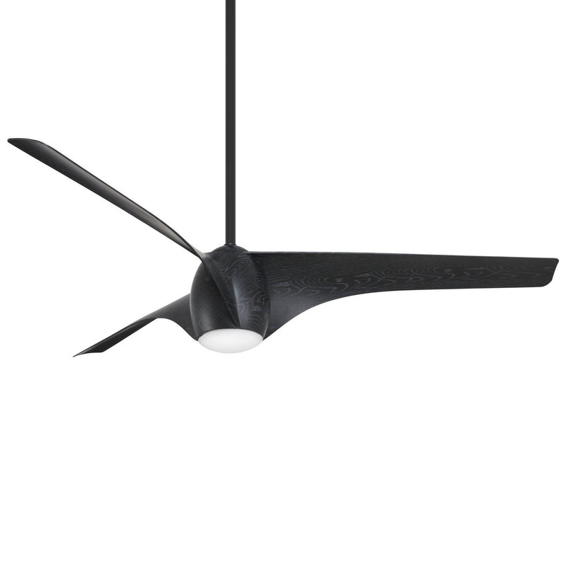 Airewave 65" LED Ceiling Fan in Matte Black Maple