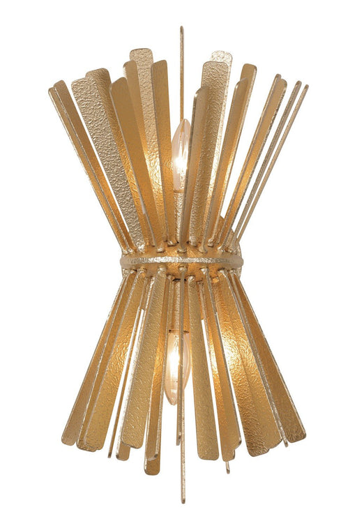 Confluence 2-Light Wall Sconce in Piastra Gold