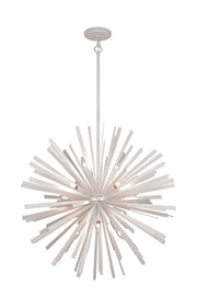 Confluence 16-Light Pendant in Piastra White