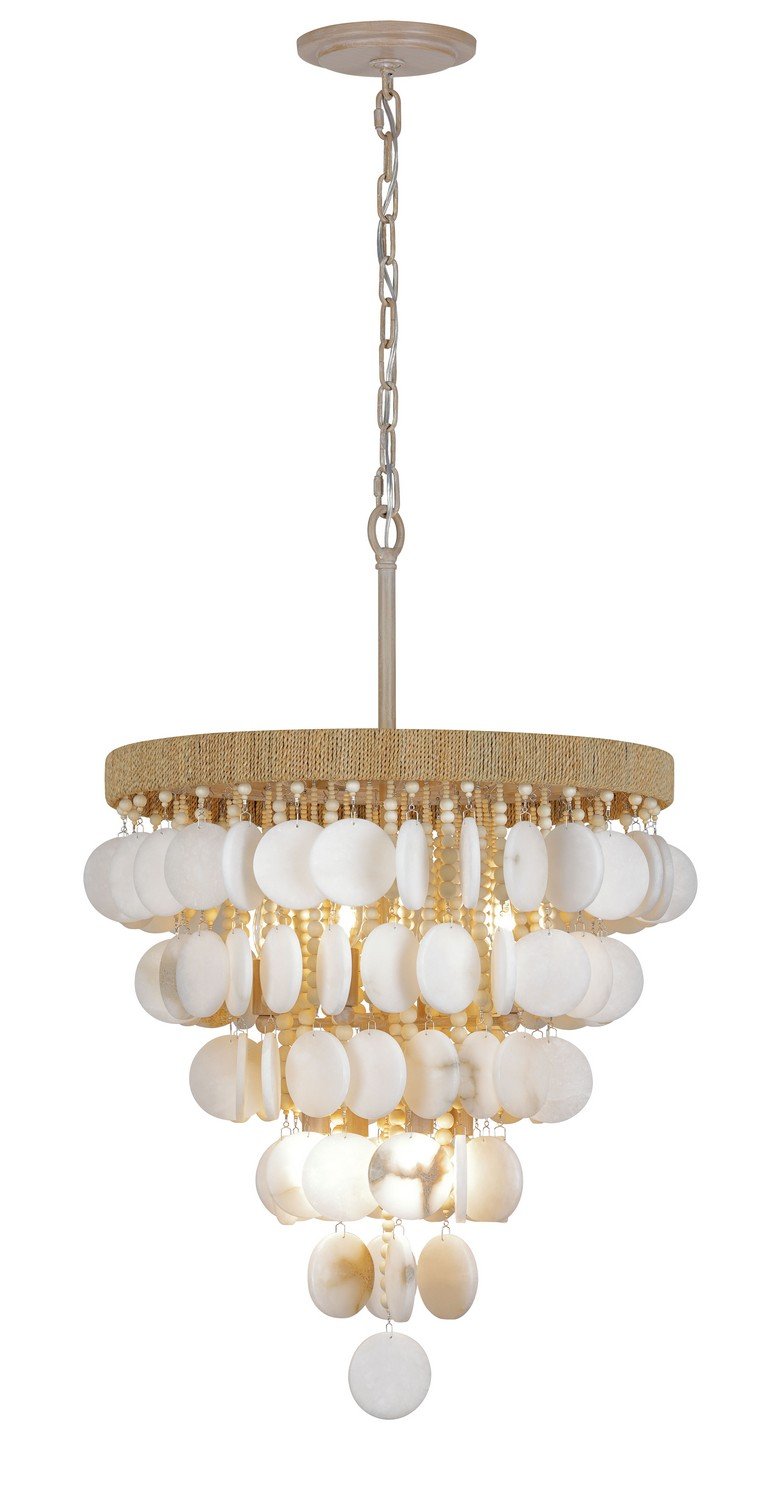 Aurelia's Cove 8-Light Chandelier in Autumn White