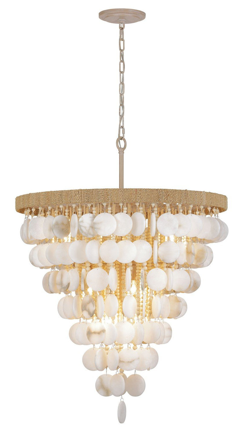 Aurelia's Cove 12-Light Chandelier in Autumn White