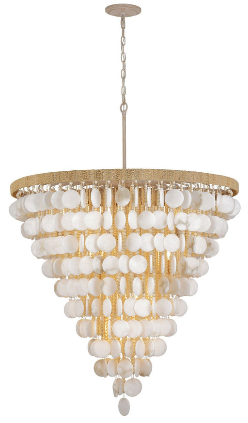 Aurelia's Cove 15-Light Chandelier in Autumn White