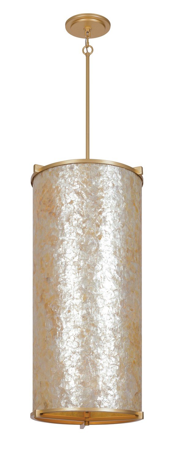 Sommers Bend 6-Light Foyer Pendant in Fawn Gold