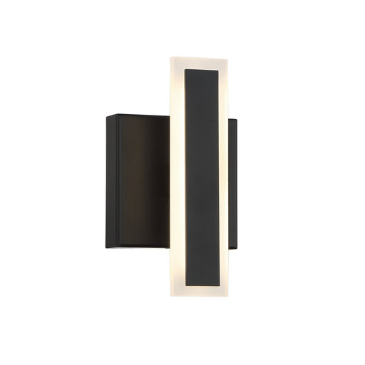Edge LED Wall Sconce in Coal Black