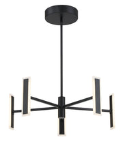Edge LED Chandelier in Coal - Lamps Expo