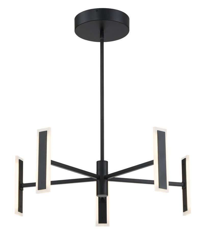 Edge LED Chandelier in Coal - Lamps Expo