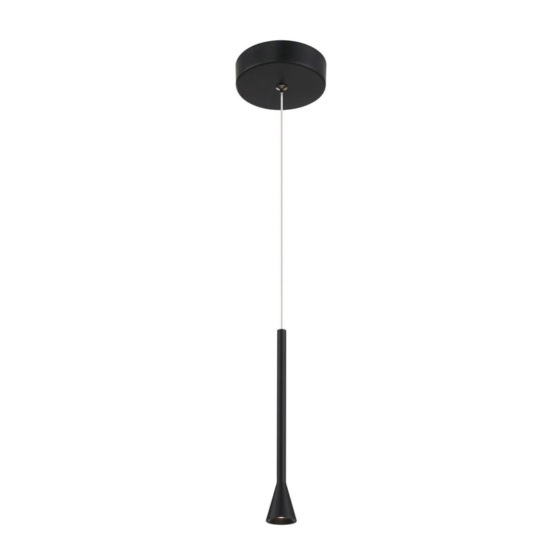Piccolo LED Mini Pendant in Coal Black